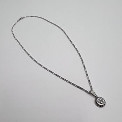 Vintage Sterling Silver 925 Stamped Necklace Pendant Chain 5.50g Women’s Jewelry