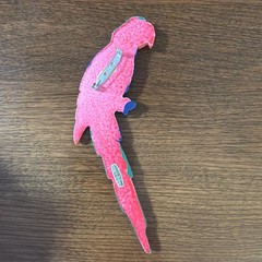 Colorful Parrot Brooch Pin With Vibrant Multicolor Design & Secure Clasp Back