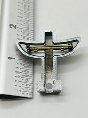 Vintage Thunderbird Totem Pole Pin Brooch Silver Tone