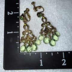 3 SETS Vintage ClipOn & Screwbk EARRINGS Great Condition Crystals Rhinestones