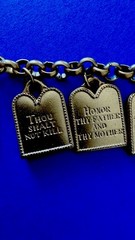I am Edgar berebi and this my Never Worn 10 commandments Bracelet 1996