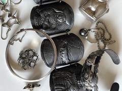 Vintage Junk Drawer Lot With Sterling Silver And Gold Fill Jewelry