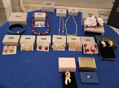 Vintage Avon Jewlery Lot Of 15.new In Box.sterling Silver Perfume Charm.1980s-90