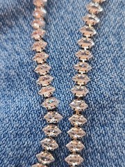UNMARKED UNTESTED 5mm. MARQUISE 16″ NECKLACE JEWELRY