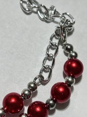 VTG Bubblegum Art Jewelry Lucite Resin Acrylic Faceted Bead Rhinestones Necklace