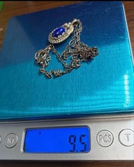 Georg Jensen 1992 Heritage Collection Year Pendant Necklace Silver 925 Vintage