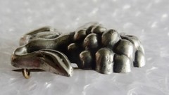 bROOCH ANNA PETRUS SCULPTER ARTIST PEWTER LION 4 SVENSKT TENN JEWELRY neocurio