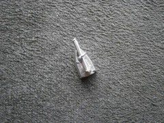 Small Old-Fashioned Clothes Iron Vtg Sterling Silver Bracelet Charm Pendant 1.8g