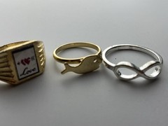 Vintage Lot of 5 Rings To add To Any Collection