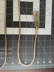 Antique 1920s Art Deco Silver Lined Glass Seed Bead Sautoir Lariat Necklace 48”!