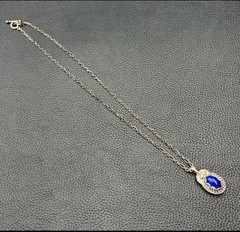 Georg Jensen 1992 Heritage Collection Year Pendant Necklace Silver 925 Vintage