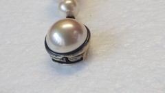 Beautiful Vintage Majorica 10mm Simulated PEARLS (glass core) 18″ Necklace