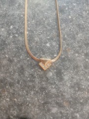 Vintage Avon Neckles And Pendant With 5 Stones