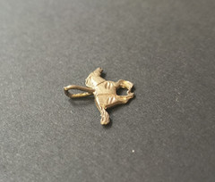 Vintage Sterling Silver Horse Charm, Pendant, 20 x 15mm, 1970s or 1980s, Pendant