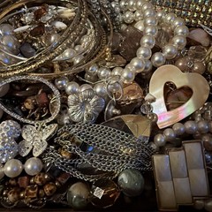 Vintage to Now Jewelry Lot, All Wearable Untested. No Junk. Box D3