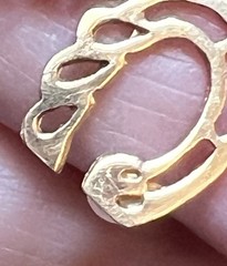 LOVELY Music Themed 14 Kt. Gold-Filled & Solid 14 Kt. Gold Pearl Charm Bracelet