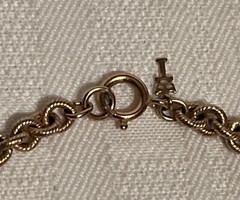 Vintage 1950s Coin Charm Bracelet Napoleon Coins Vasco Nunez de Balboa Coins 8″