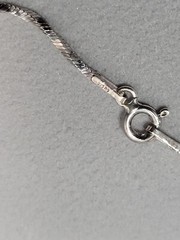 Sterling Silver Bracelet 925 RO 7.25″ Bracelet 1.72 grams Signed