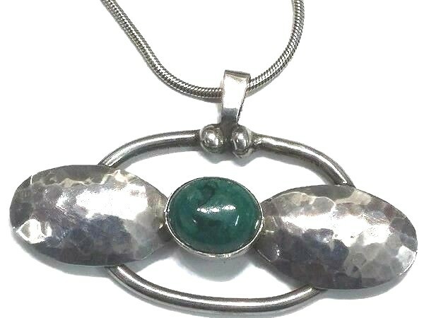 Vintage 80’s Silver 925 Rachel Gera Pendent One Of A Kind Signed Modernist Art