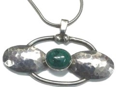 Vintage 80’s Silver 925 Rachel Gera Pendent One Of A Kind Signed Modernist Art