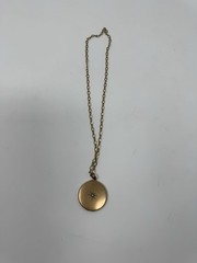 Victorian W H Co. Gold Fill Round Monogrammed Locket TLGG