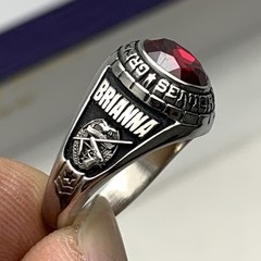 Ladies Greenville SC Senior High School Class Ring ~ Sz 6 3/4
