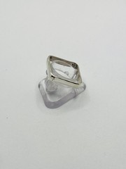 925 Vintage Sterling Silver Ring Size 7 Square Shape