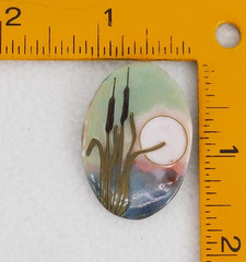 3 ViNTAGE MCM ENAMEL ON COPPER STARFiSH SEAHORSE CATTAiLS SUNSET BROOCH PiN LOT