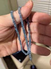 Santa Maria Aquamarine Crystal Bead Strand 15.25 In