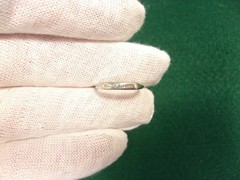 BEAUTIFUL OLD VTG ANTIQUE LADY’S 18K WHITE GOLD & DIAMOND ART DECO ERA RING BAND