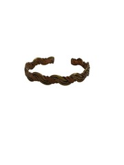 Vintage Woven Copper & Brass Stackable Bracelet Cuff – Braided Western Jewelry