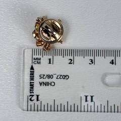 Gold Tone Beetle Scatter Pin Small Insect Lapel Pin Clutch Back Jewelry