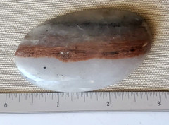 VTG Lot 5 Gem Stones Polished Cabochons Pendants 700 CT + 2 Sets Shell Earrings