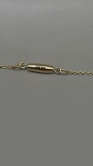 Avon Women’s Pendant Necklace Gold Tone Metal Simulated Diamond Accent 1984