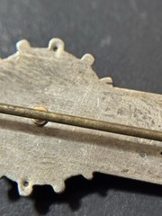 Vintage Victorian Gold Top Or Gold Filled Bar Brooch