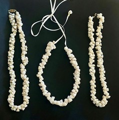 Vintage Iridescent Aboriginal Trochus Shell Necklace, Headpiece or Bracelet