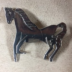 VTG Sterling Silver Mexico Horse Brooch
