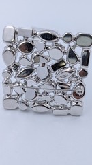 Vtg. WEISS 1950’s Rhinestone Brooch Marquise, Square, Pear, Oval Clear Stones.