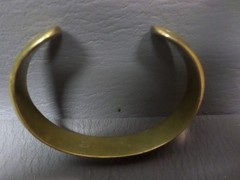 VINTAGE S C SAUSALITO CRAFTSWORKS BRASS FLORAL DESIGN CUFF BRACELET – ANCHOR