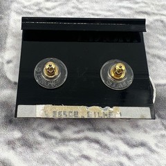 New Monet Vintage Greek Roman Coin Stud Earrings Two Tone Gold Silver Vintage