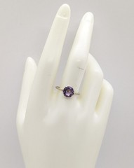 Vintage Luxury Soviet RING Silver⭐875 stamp Star USSR -size: 9US (19mm)| UA #15