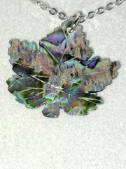 Vintage New Set Of Glacier Pearls Maple Leaf Necklace And Clip Earrings Set