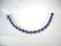 Sterling Silver 925 Treated Color Change Fluorite Tennis Bracelet Fits 7.5