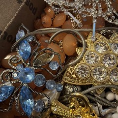 Vintage to Now Jewelry Lot, ALL WEARABLE Untested. No Broken. Box A2