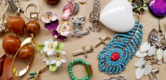 Estate Vintage Junk Drawer Jewelry Lot Unsearched Untested Repair Craft