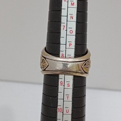1996 Dustin Pioneer High School Class Ring Gold Tone SZ 8.5 Y2K Era Karate ACCR