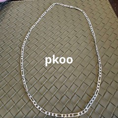 Vintage Silver Necklace with 18K Plating, WaterResistant, Used Not Specified