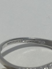 Antique Old Mine Cut Natural Diamond Engagement Ring 1.35 ct Platinum