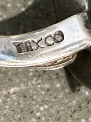 VTG TAXCO MEXICO 925 STERLING SILVER LARGE BLUE SPINEL RING 11.6g SIZE 5