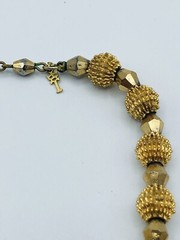 Alfred Philippe Crown Trifari ELECTRA Choker Necklace & Earrings Gold Trifarium